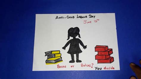 These events include seminars, lectures. Drawing tutorial : drawing on child labour || world day ...