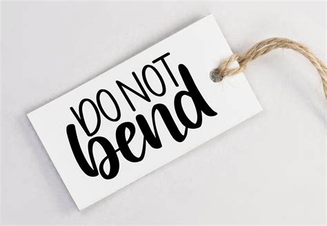 Do Not Bend Stamp Hand Lettered Rubber Stamp Diy Shipping Packaging