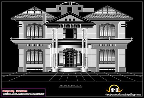 Double Story House Elevation Indian House Plans