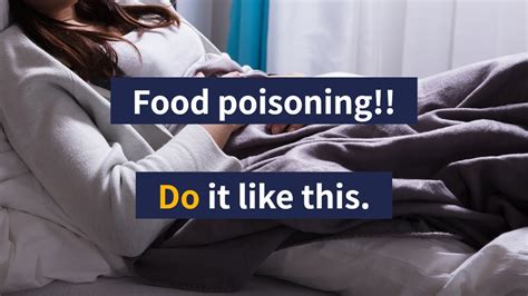 if you have food poisoning try this how to treat quickly youtube
