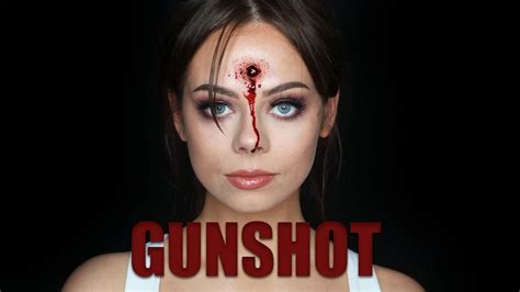 Gunshot Wound Sfx Makeup Tutorial Youtube