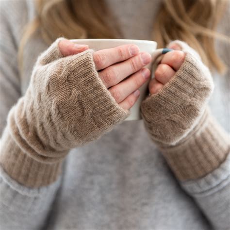Cable Knit Hand Warmers Tom Lane