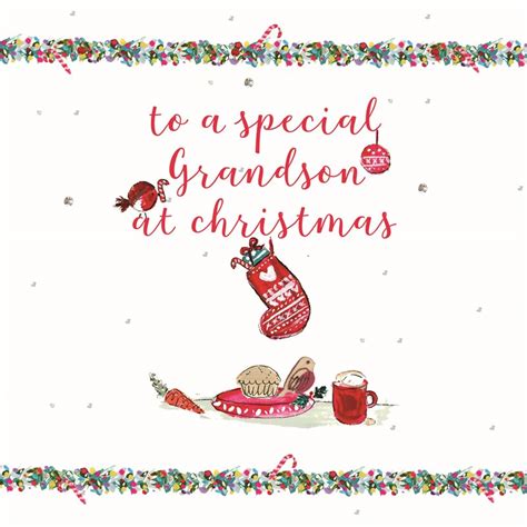 Cards Grandson Christmas Card Laura Sherratt Designs Ltd