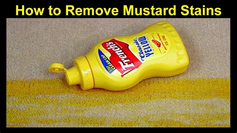 How To Remove Old Mustard Stain From Carpet With Stain Magic From A
