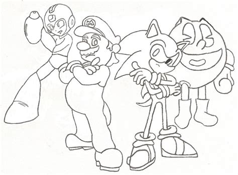 Video game characters disney characters fictional characters how to draw sonic drawing tips cartoon drawings hedgehog facebook drawings of cartoons. Iconic Video Game Characters by iMACobra on DeviantArt