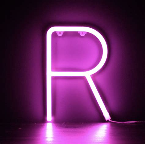Neon Letter R Pink In 2020 Lettering Neon Neon Wallpaper