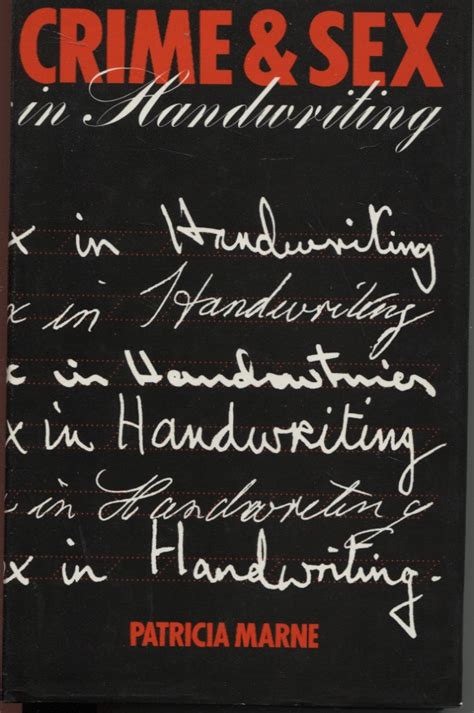 Crime And Sex In Handwriting