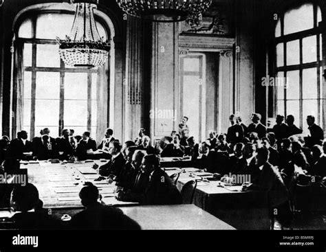 9 1919 6 28 A1 11 Hotel Trianon Conference Photo Paris Peace Conference