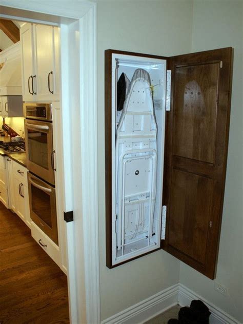 Forward facing over the door ironing board. 30+ Splendid Ideas Where To Hide Your Ironing Board ...