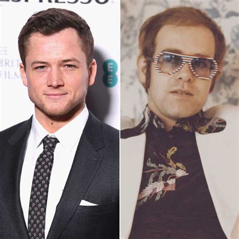 Omg Taron Egerton Sent Elton A Sexy Birthday Snap Dressed As The Icon But In Some Revealing