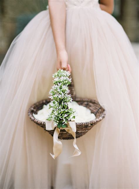 The Best Flower Girl Baskets From Real Weddings Martha Stewart Weddings