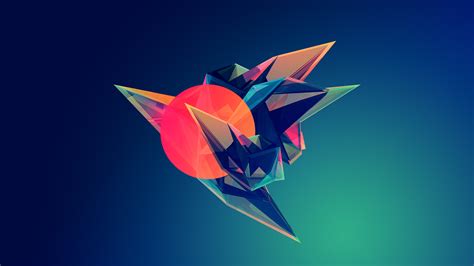 Geometry Artwork Abstract Justin Maller Facets Wallpapers Hd