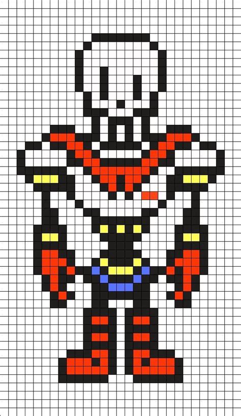 Undertale Characters Pixel Art Grid Pixel Art Grid Gallery