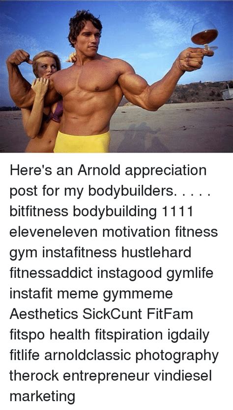 Heres An Arnold Appreciation Post For My Bodybuilders Bitfitness