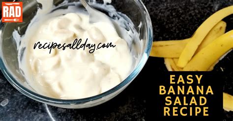 Easy Banana Salad Recipe Recipesallday Easy As 123 Full Recipe