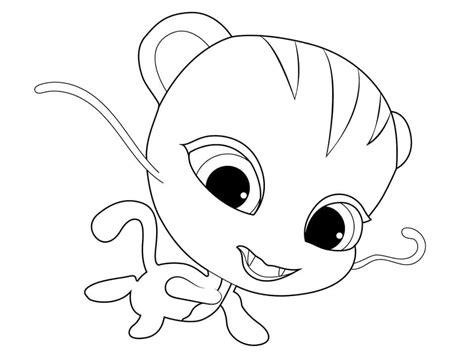 Miraculous Ladybug Coloring Pages Kwami Coloring Page My Xxx Hot Girl