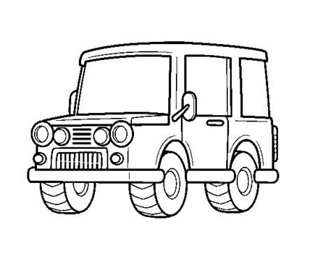 Desenho De Jeep Fora De Estrada Para Colorir Colorir