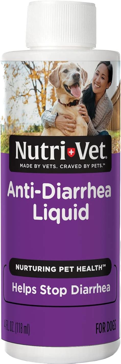 Nutri Vet Wellness Anti Diarrhea Liquid For Dogs 4 Oz Amazonca