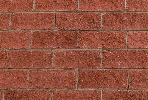 Brown Brick Texture Row Of Stones Base Base Design Symmetrical Stock