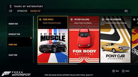 Forza Motorsport Single Player Mode Revealed Car Leveling Car Points