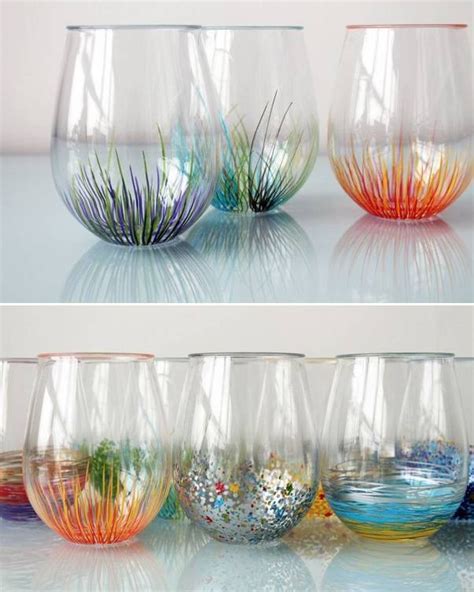 Colored Glass Vases Diy The Ananasa Blog Jarrones Decorativos Jarrones Frasco De Vidrio