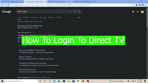 Directv Login 2022 How To Login To Directv Account Directv Sign