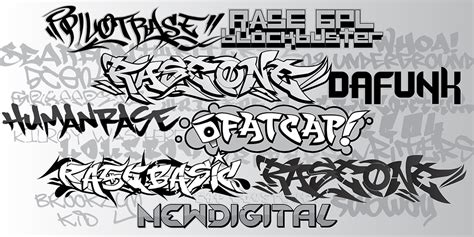 The Graffiti Fonts 2 Collection