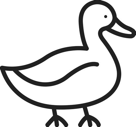 Duck Icon Vector Image Suitable For Mobile Apps Web Apps And Print