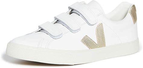 Veja Womens Esplar Velcro Sneakers Extra Whitegold 41 Uk