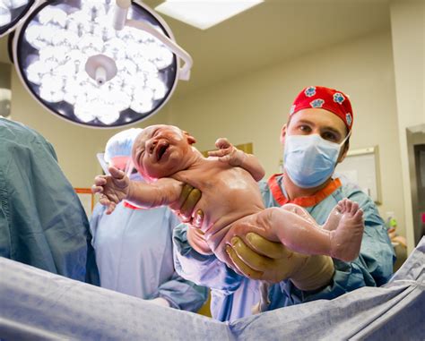 Scheduled Cesarean Section And Delivery