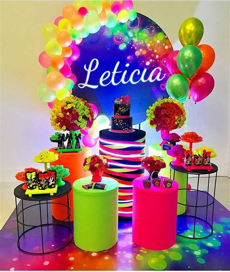 Mis 14💖 Neon Birthday Party Glow Birthday 13th Birthday Parties