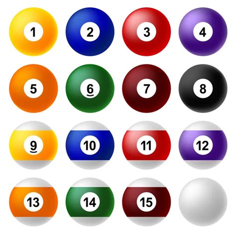 Billiard Balls Stock Vector Image By ©nmarques74 5309737