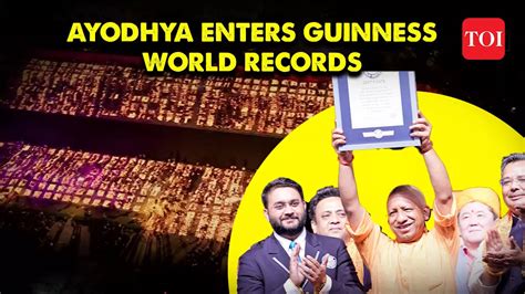 Deepotsav 2023 Diwali Celebration Sets Guinness World Record With 22 23 Lakh Diyas’ News