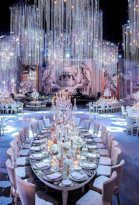 Glamorous Luxury Wedding Reception