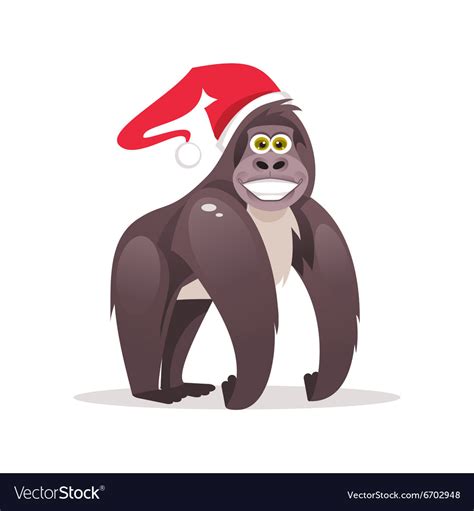 Christmas Monkey Cartoon