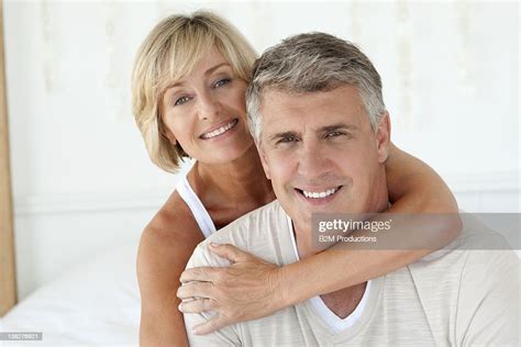 Mature Couple Embracing High Res Stock Photo Getty Images
