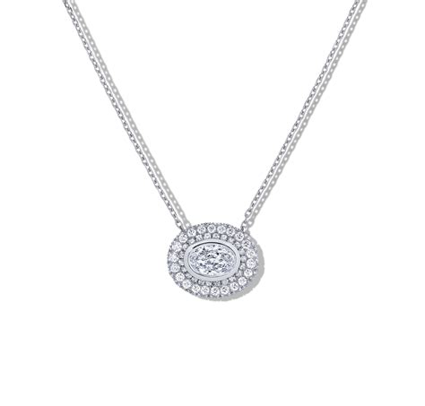 Oval Diamond Pendant Lauren Addison Bespoke Jewelry And Fine Diamonds