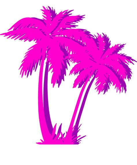 Vaporwave Palm Tree T Aesthetic Style Pink Palm Art Print By Dandc