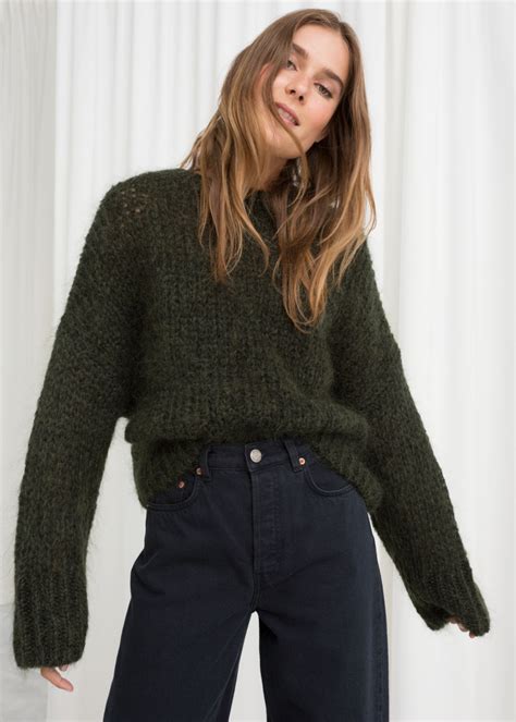 & Other Stories + Wool Blend Chunky Knit Sweater