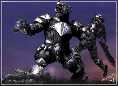 Brute Halo 3 Halo Armor Halo Brute Animated Art