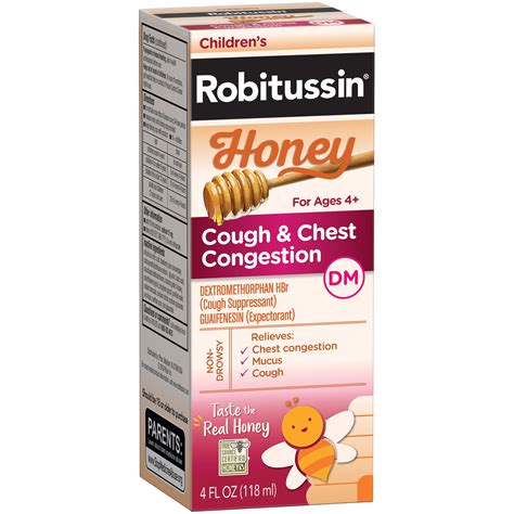 Childrens Robitussin Cough And Chest Congestion Dm Relief Liquid