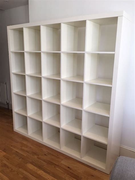Ikea Kallax White Home Office Room Divider Bookcase Storage Books