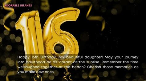 999 Best Happy 16th Birthday Daughter Wishes Quotes From Mom And Dad Adorable Infants
