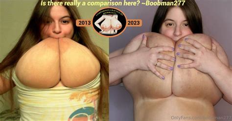 Nipple Sucking Boob Growth Comparison Rsuckingherownnipples