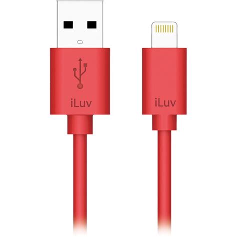Iluv High Quality Lightning Cable For Apple Lightning Icb263red