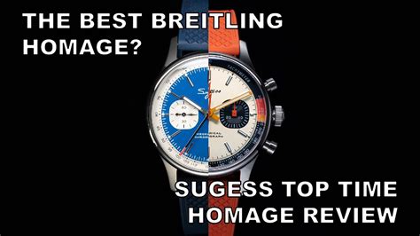 The Best Breitling Homage Sugess Top Time Homage Review Youtube
