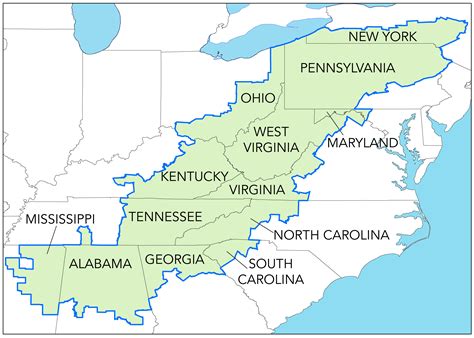 Appalachia Is A Geographic Region That Stretches Along The Appalachian