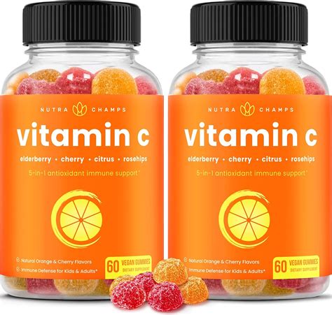 Vitamin C Gummies For Kids And Adults Immune System Support Vit C