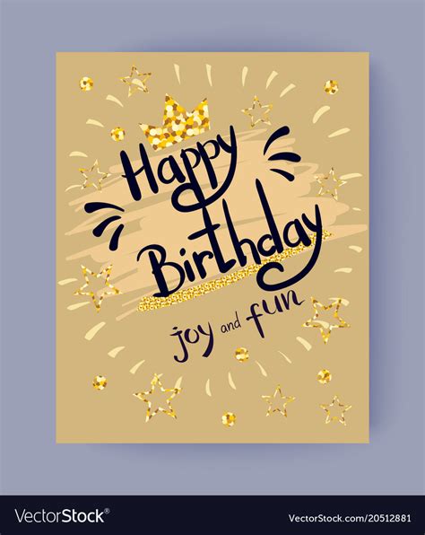 Happy Birthday Joy And Fun Colorful Festive Poster