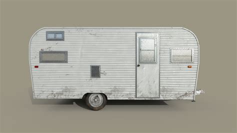 3d Old Camper Turbosquid 1821937